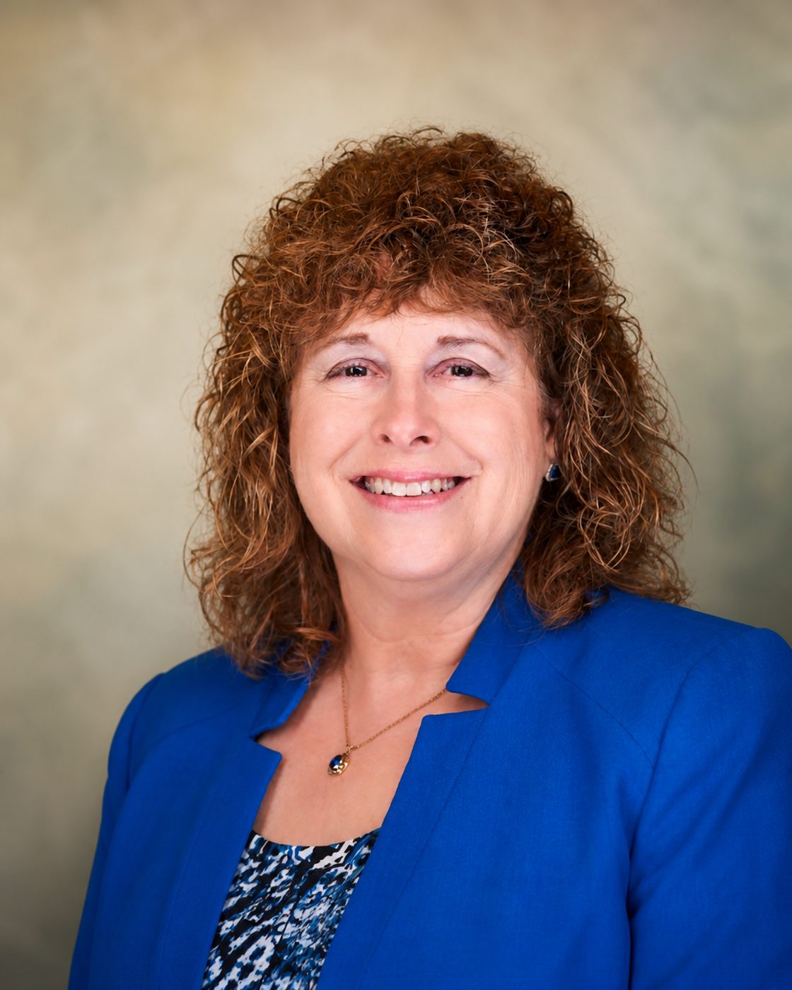 Professional portrait of Karen Budelier Brown
